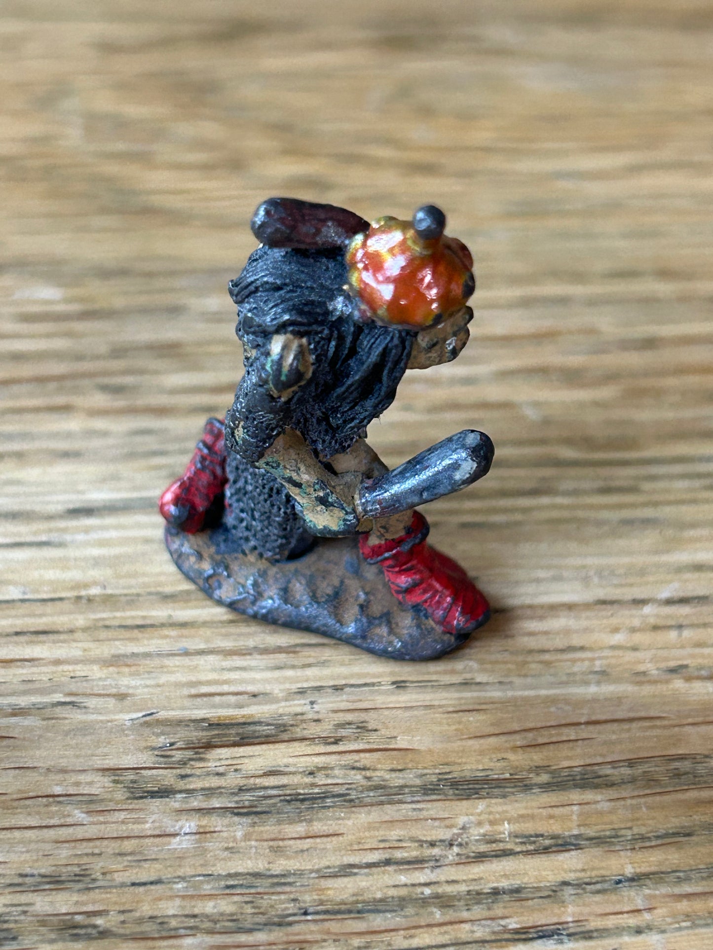 Warhammer fantasy c15 armoured orc with two clubs