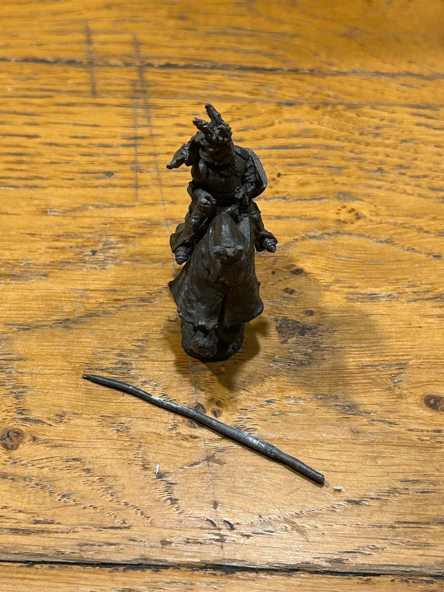 Citadel Warhammer 80s pre-slotta Lone Wolf Giak Attack Sir Pelethor Mounted with lance