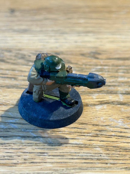 Warhammer 40k imperial guard cadian with Melta gun