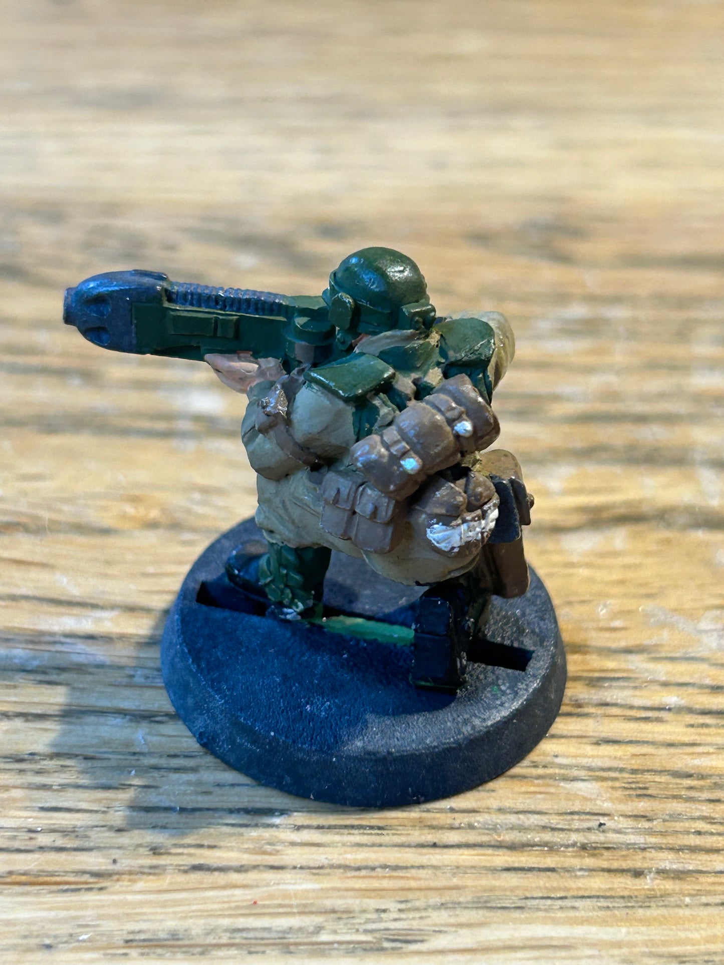 Warhammer 40k imperial guard cadian with Melta gun