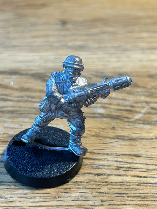Warhammer 40k imperial guard cadian with Melta gun