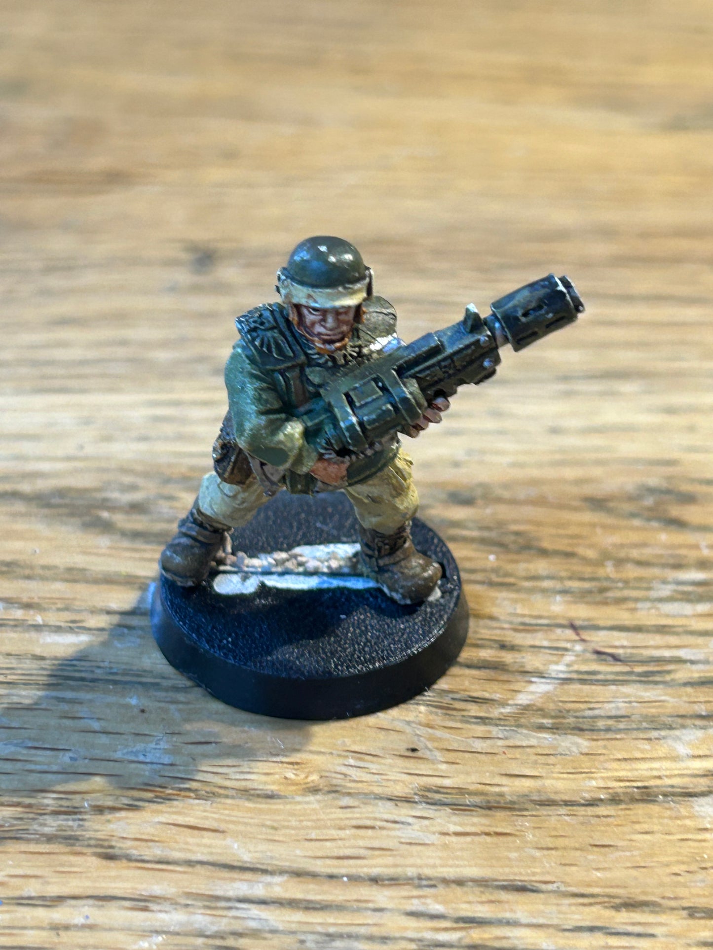 Warhammer 40k imperial guard cadian with Melta gun