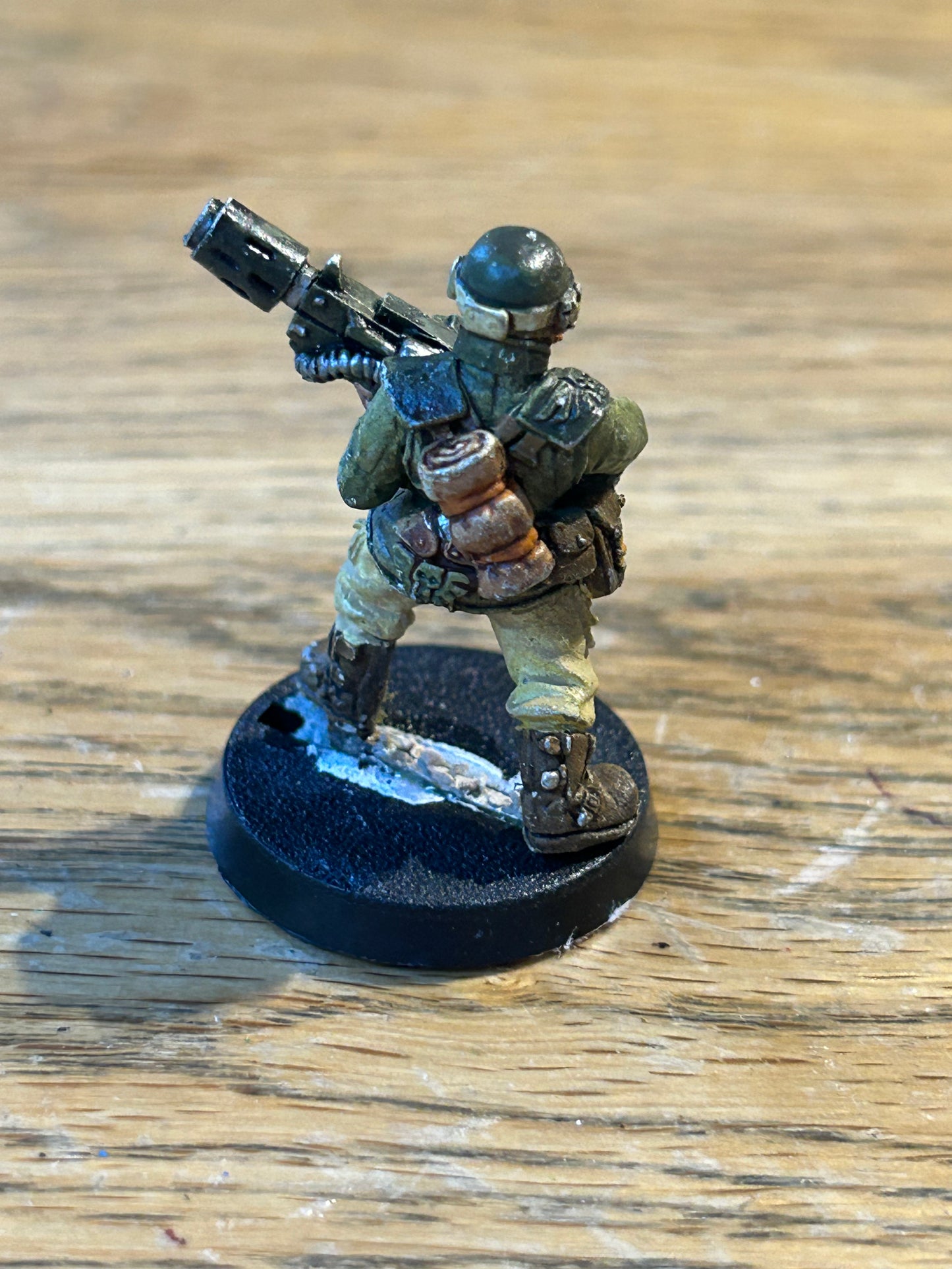 Warhammer 40k imperial guard cadian with Melta gun