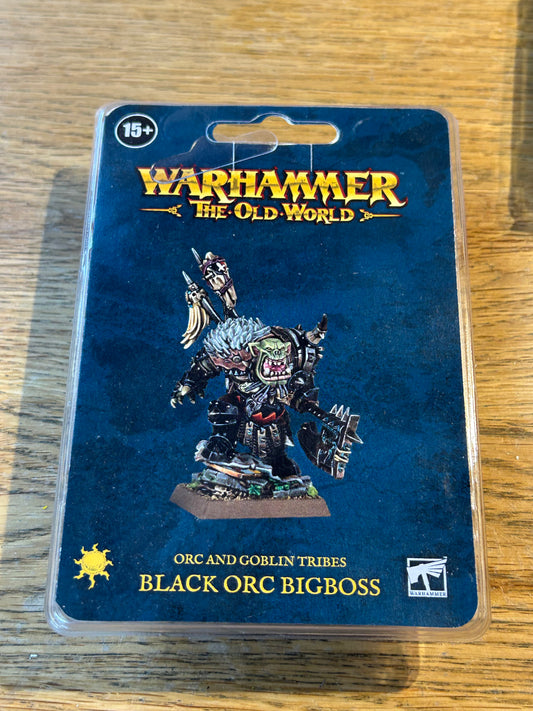 Warhammer fantasy the old world orcs black orc big boss sealed blister forge world