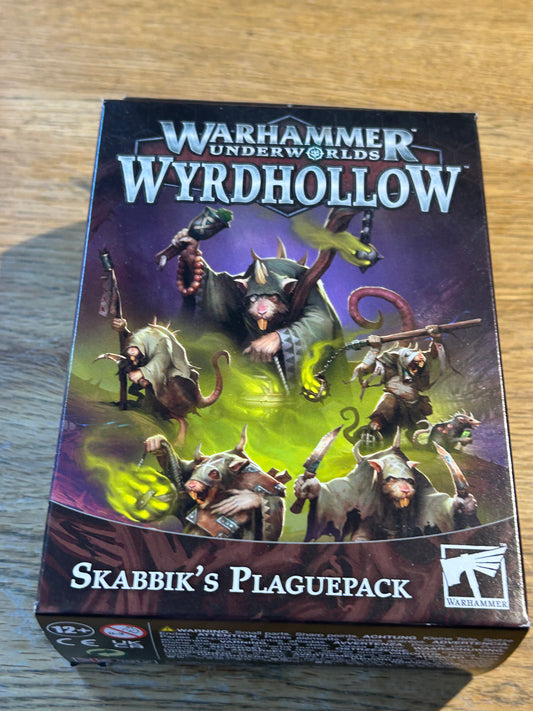 Skabbik's Plaguepack. BNOS Sealed/Unopened. Warhammer Underworlds: Wyrdhollow.
