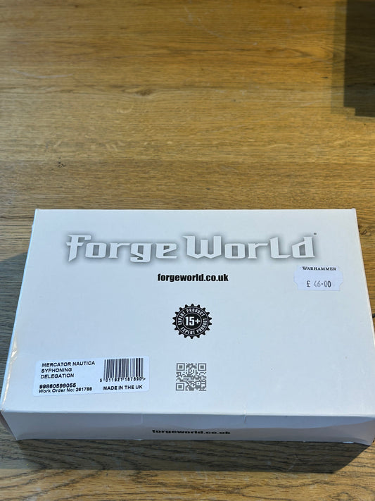 Mercator Nautica Syphoning Delegation  necromunda forge world boxed and new on Sprue