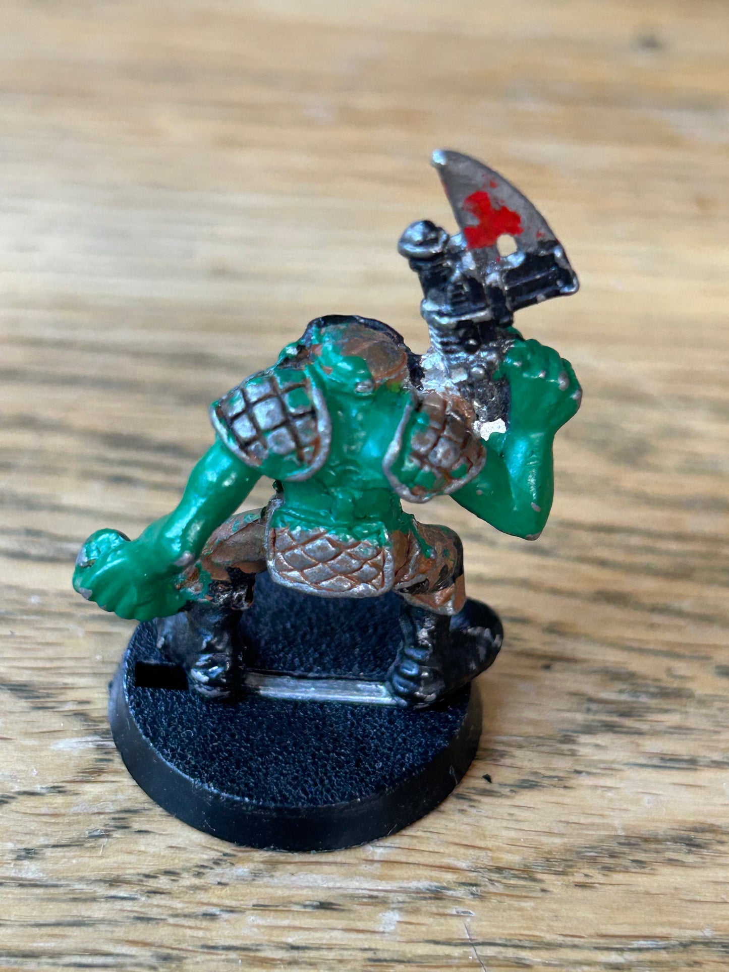 WARHAMMER 40K SPACE ORK BOYZ BOLTA (missing hand weapon)