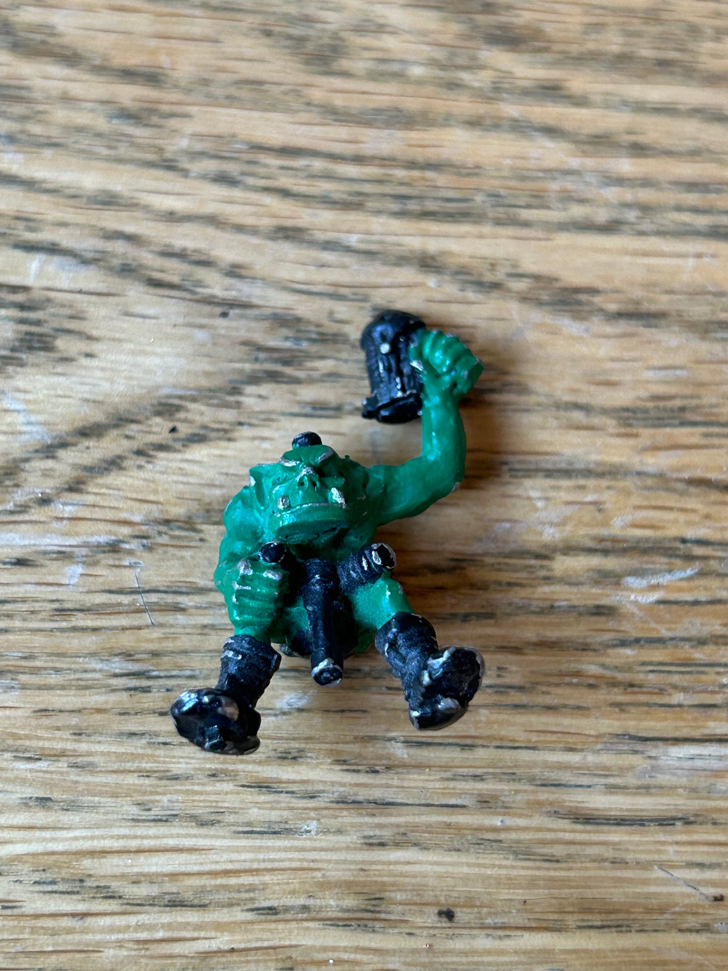 ORK BATTLE BUGGY DRIVER Metal Rogue Trader Space Orks Army 40K 1980s