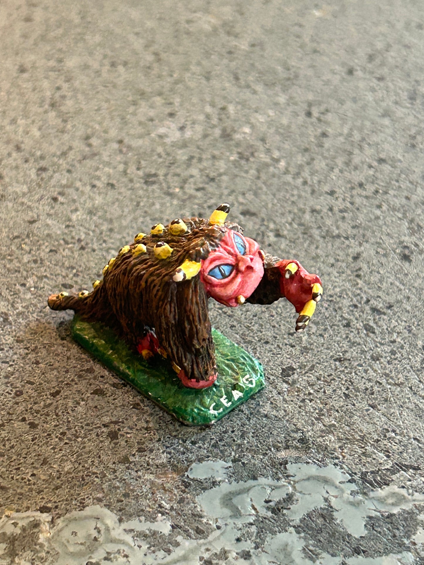 Monster , well painted,  metal (I don’t know the company)