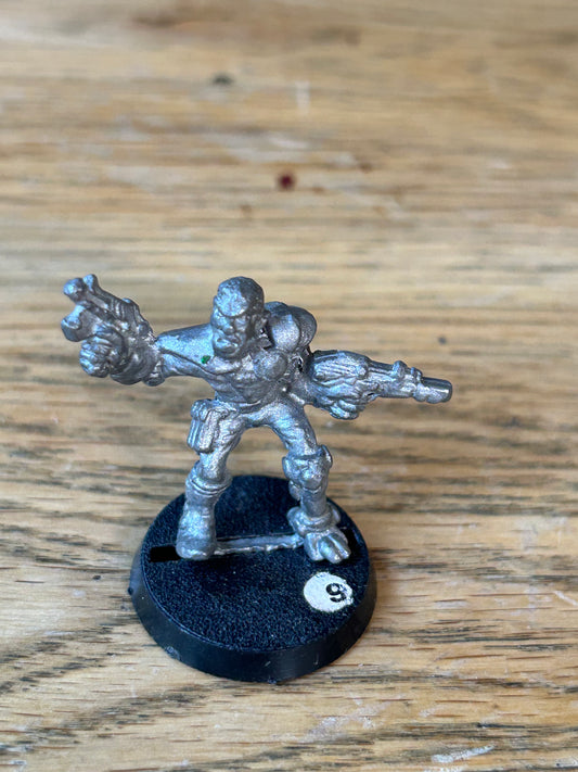 Warhammer 40k Rogue Trader Imperial Army Trooper Captain Armstrong Metal