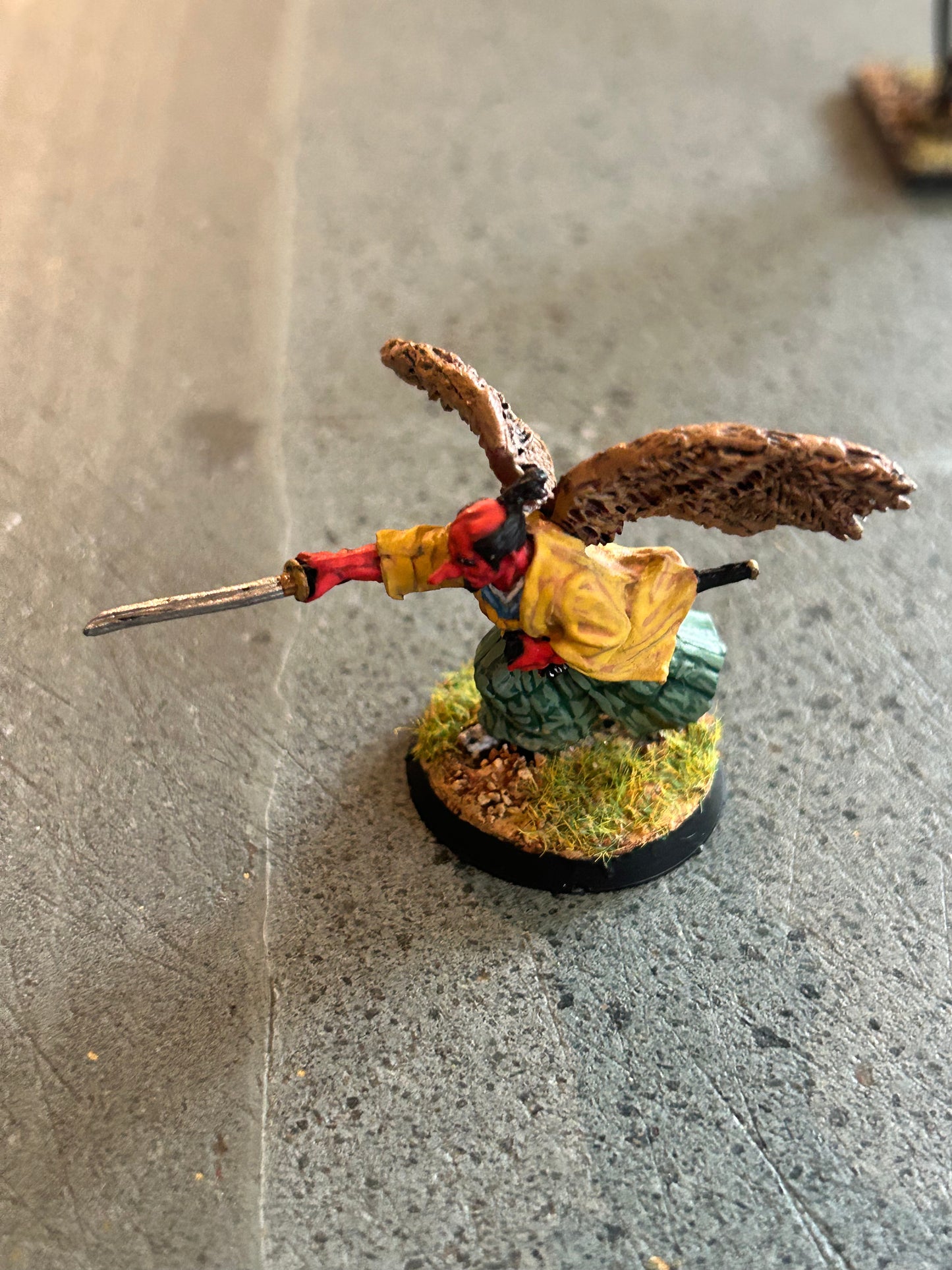 Tengu, well painted,  metal (I don’t know the company)