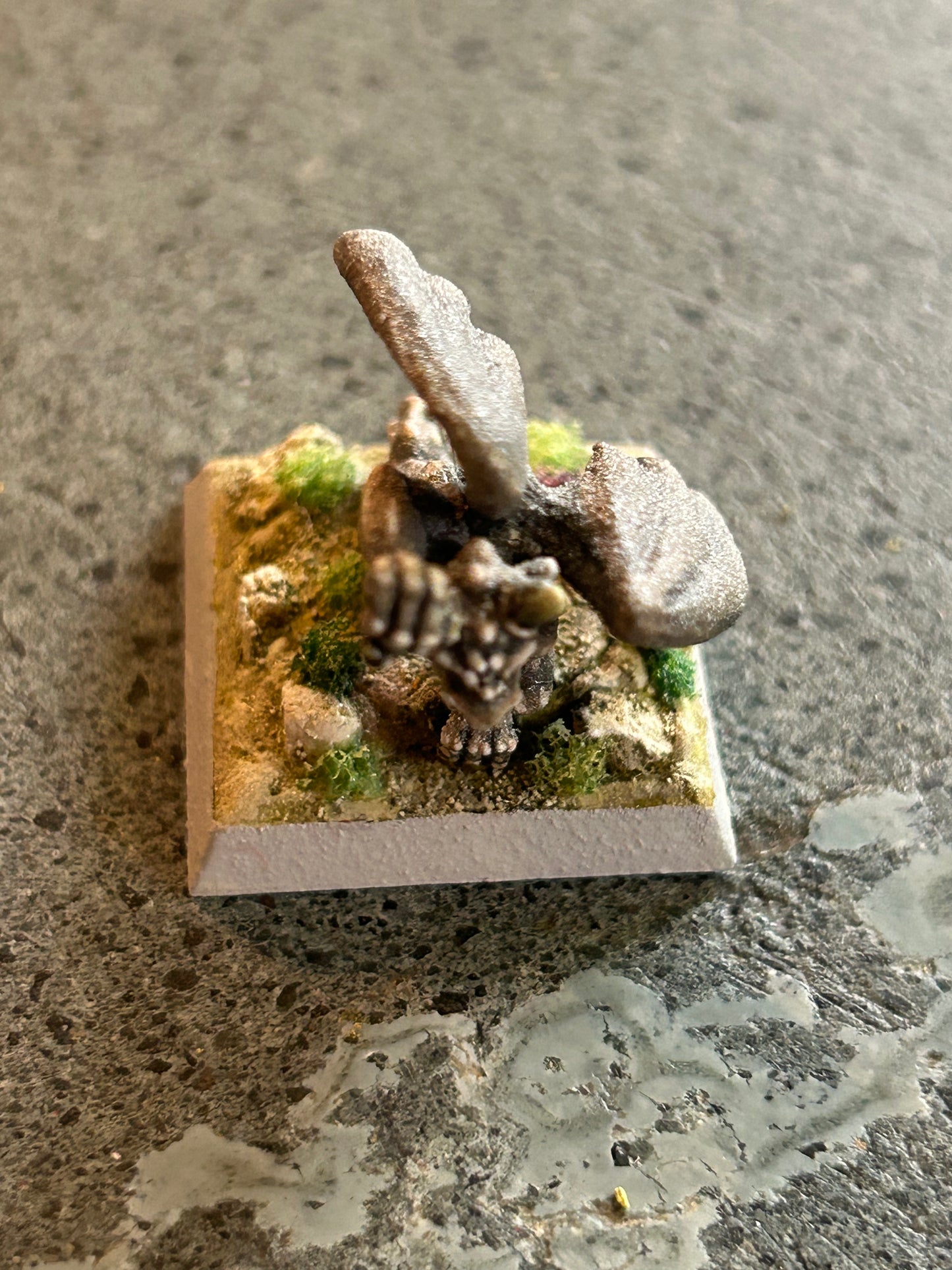 Gargoyle or winged small demon , well painted,  metal (I don’t know the company)