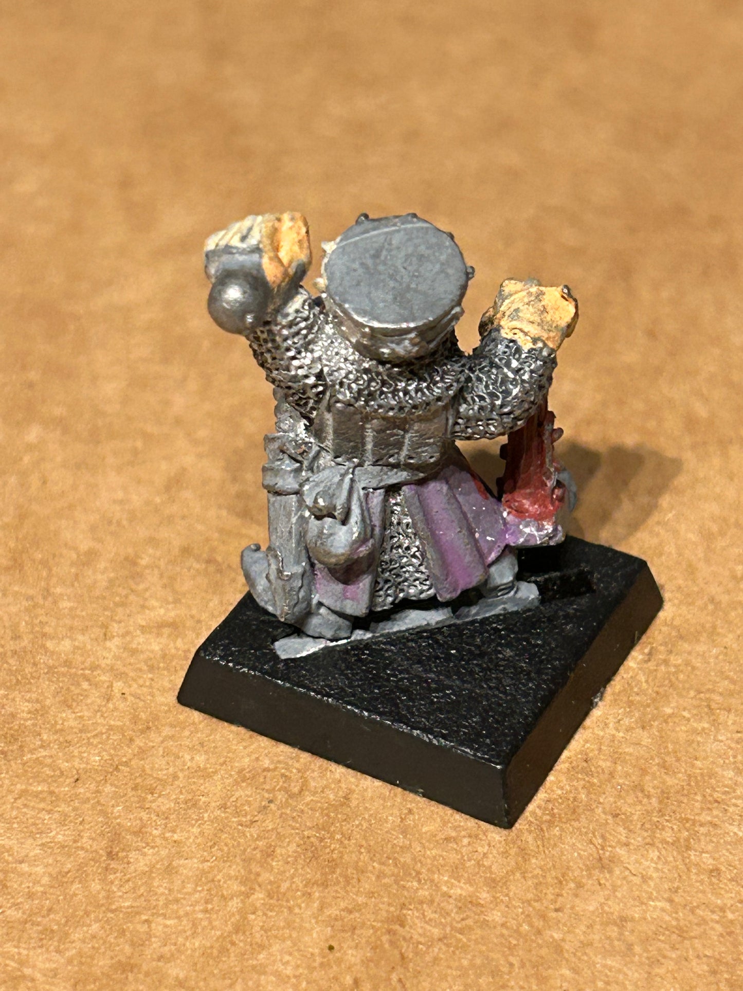 1987 Imperial Dwarf 0308 07 D5 King Diamond Command Group Officer Leader Hero GW