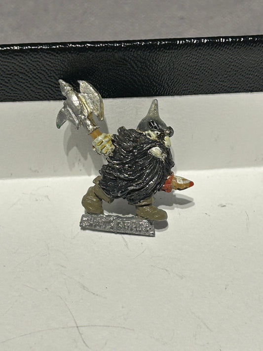 Citadel C06 Chaos Dwarf Hairy Hengist Horse-Eater Metal Oldhammer miniature 1985 OOP