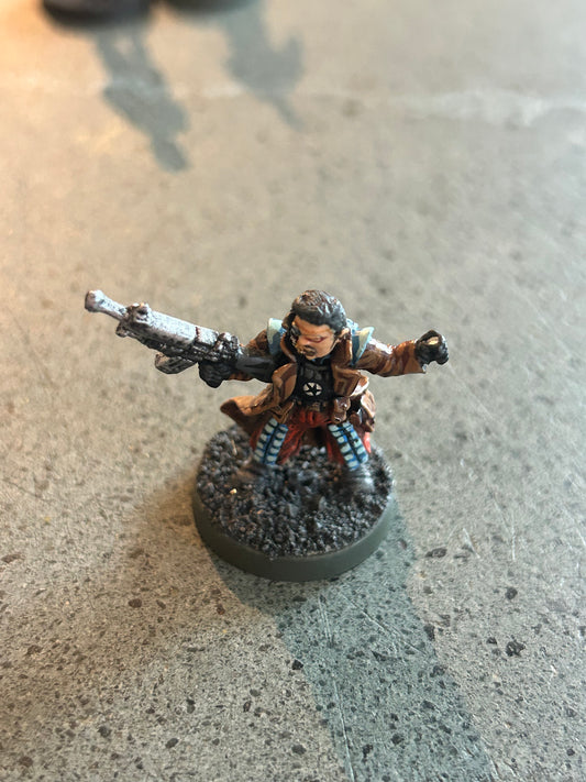 Mercenary Leader with Assault Rifle Miniature