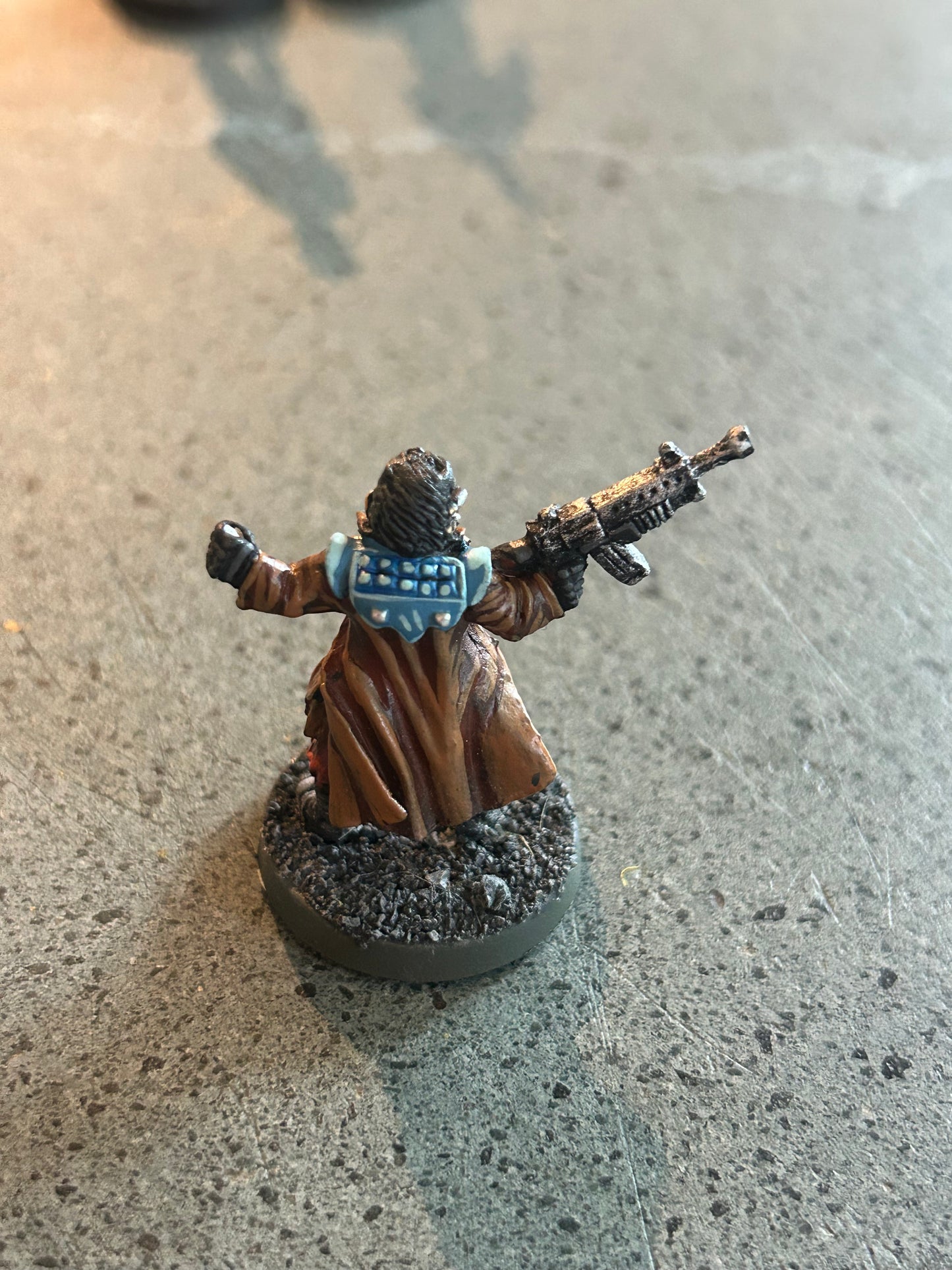 Mercenary Leader with Assault Rifle Miniature