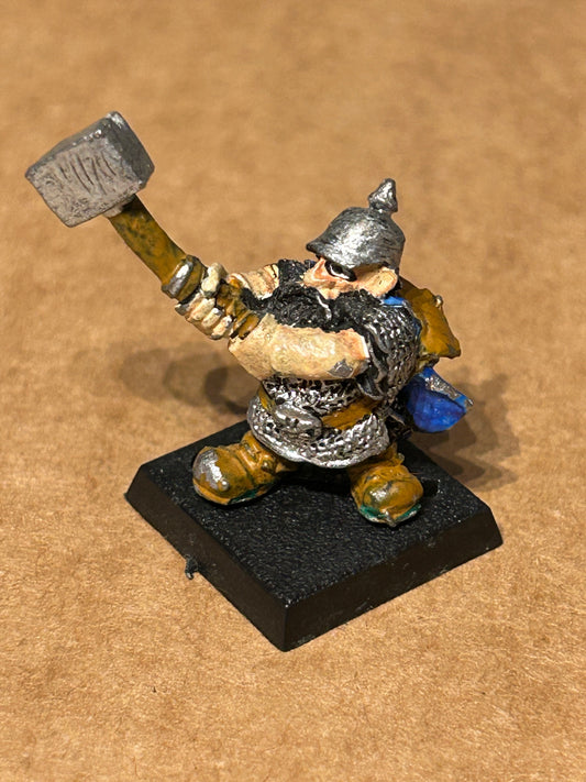 1987 Dwarf Adventurer 0306 23 D4 Hero Hammergrim Citadel Warhammer fantasy