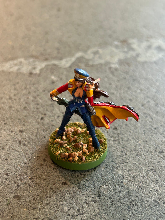 Admiral Olga Kurganova
 Raging Heroes proxy imperial guard commissar