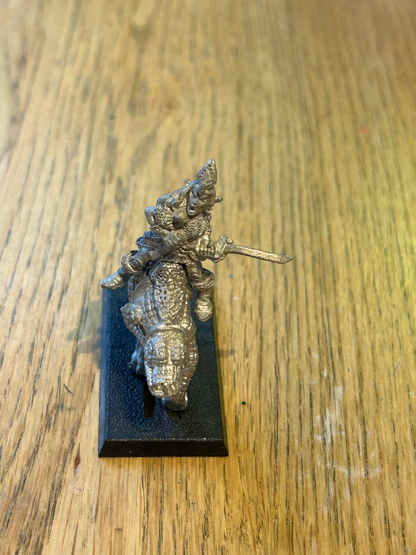 Citadel Warhammer 80s C21 Dark Elf Dazibow on Cold One