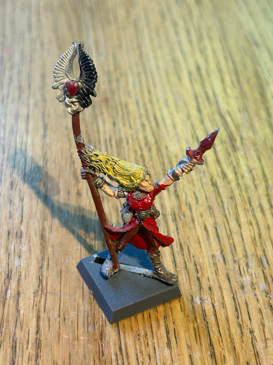 Kaia Stormwitch Standard Bearer Metal RRD4 Skarlocs Wood Elf Realms