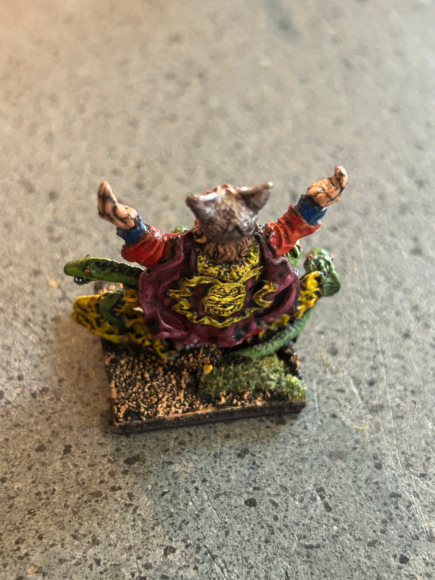 Q46 Wizard: with the Medusa touch (surrounded by snakes) Essex miniatures