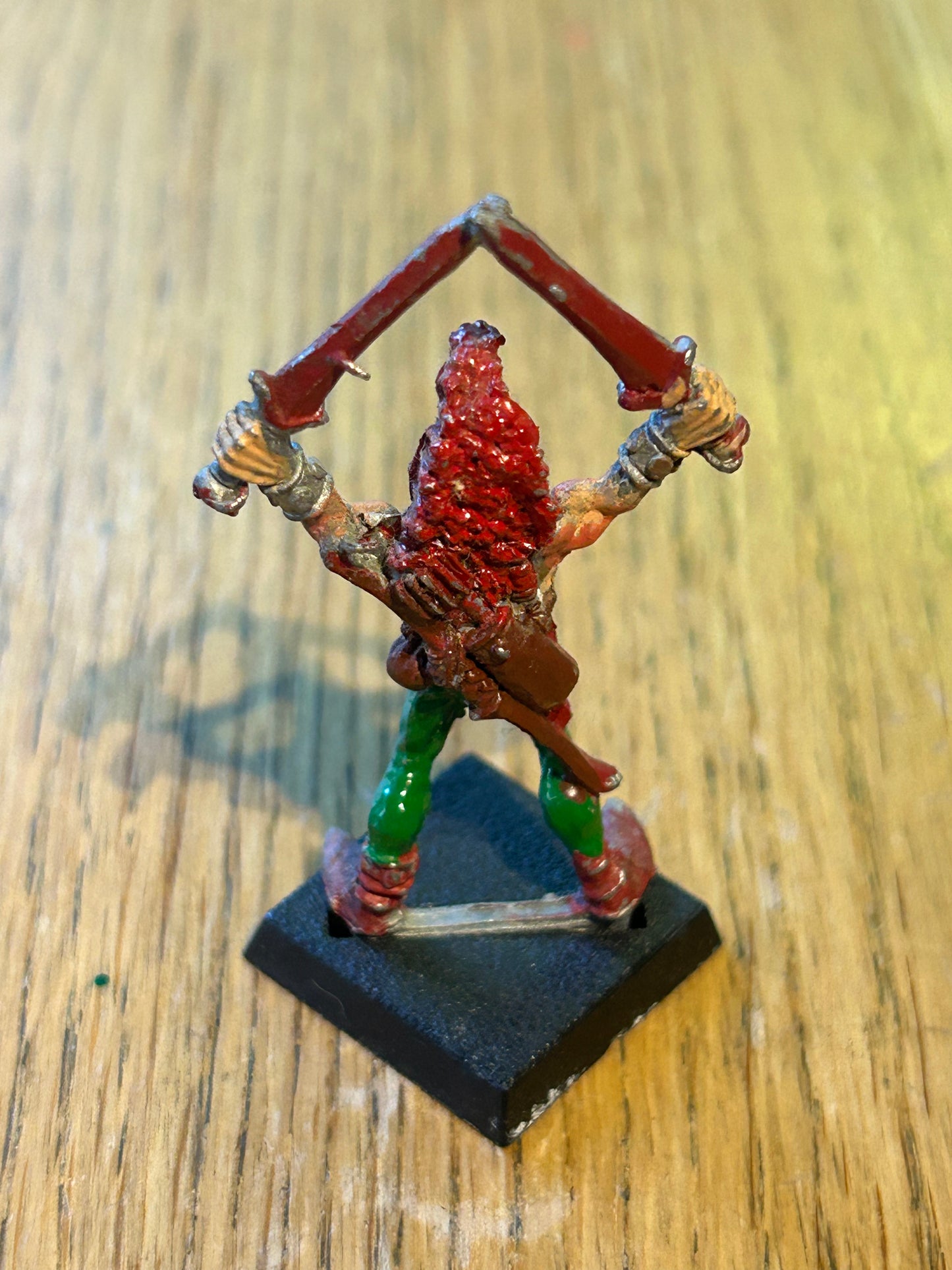 Skarlocs Wood Elf Archer Champion Mini Warhammer Fantasy Glam the Laughing warrior champion