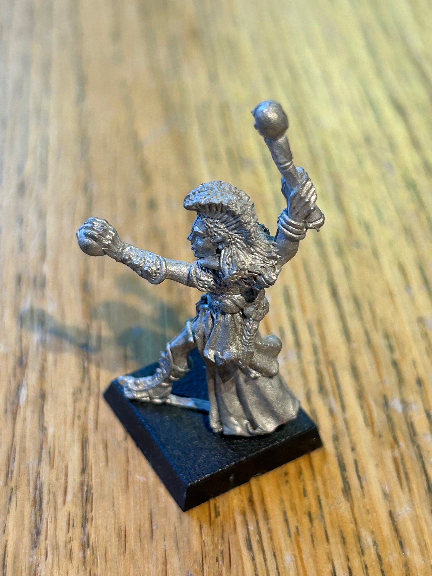 Warhammer Fantasy Wood Elf Command Female Wizard 1980s Metal