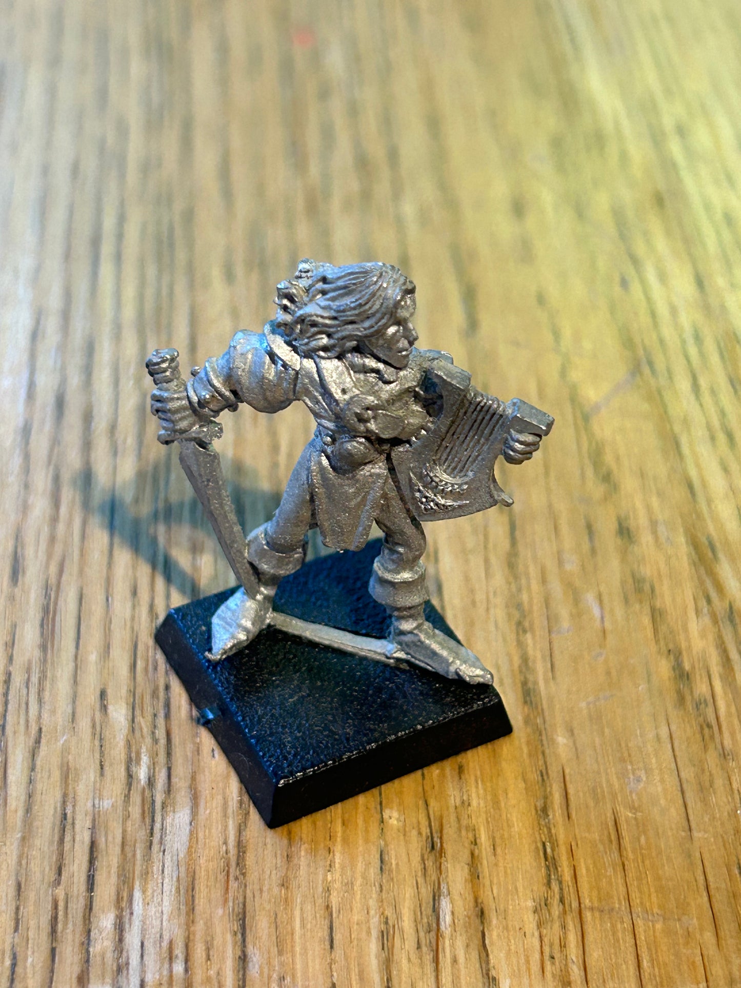 Citadel Warhammer Wood Elves Cimbri War-Skald Musician with Harp Elf Command GW