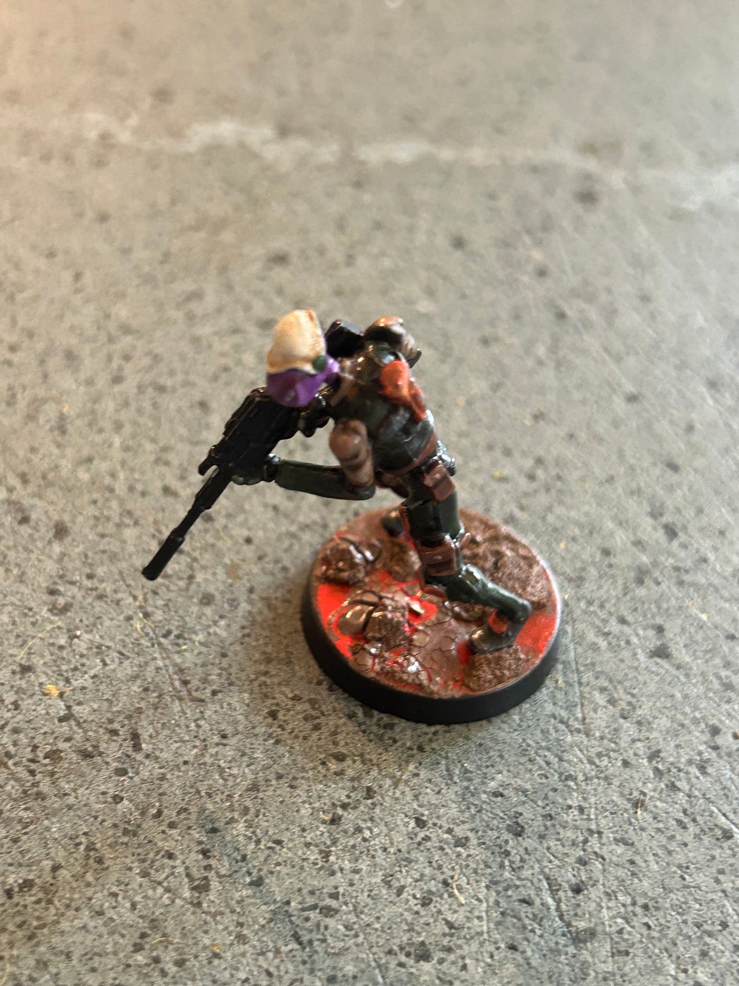 Corvus Belli Infinity alien sniper (not sure which faction)