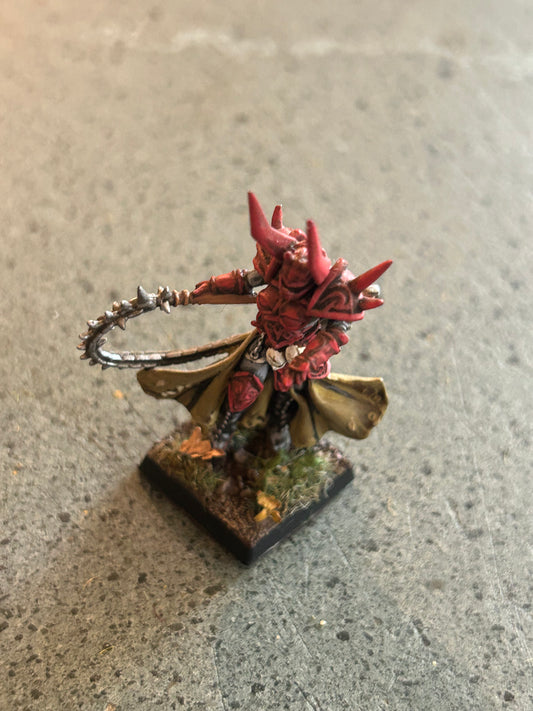 Warhammer fantasy proxy chaos warrior (unsure of the company) well painted