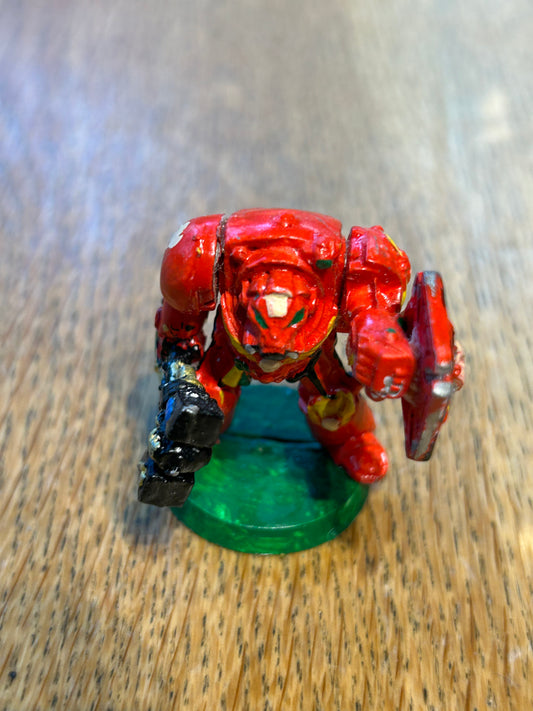 Metal Space Marine Terminator close combat Thunder Hammer Shield 40k OOP