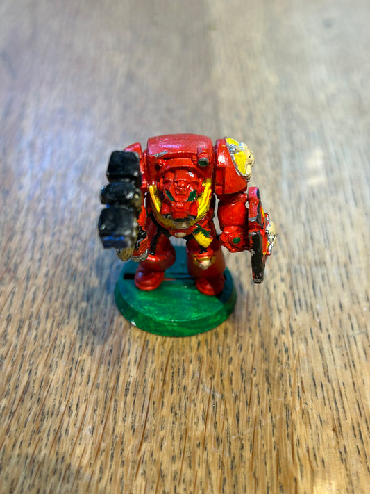 Metal Space Marine Terminator close combat Thunder Hammer Shield 40k OOP