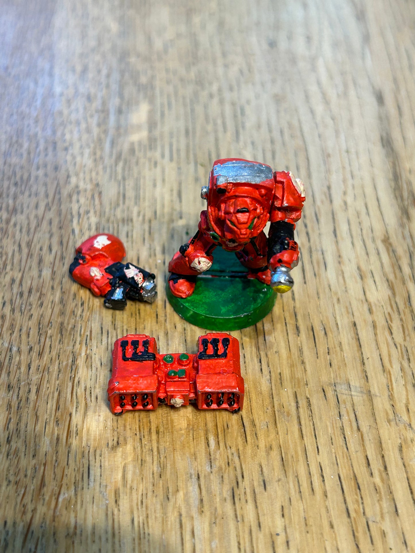 TERMINATOR WITH CYCLONE MISSILE LAUNCHER SPACE MARINES METAL WARHAMMER 40,000