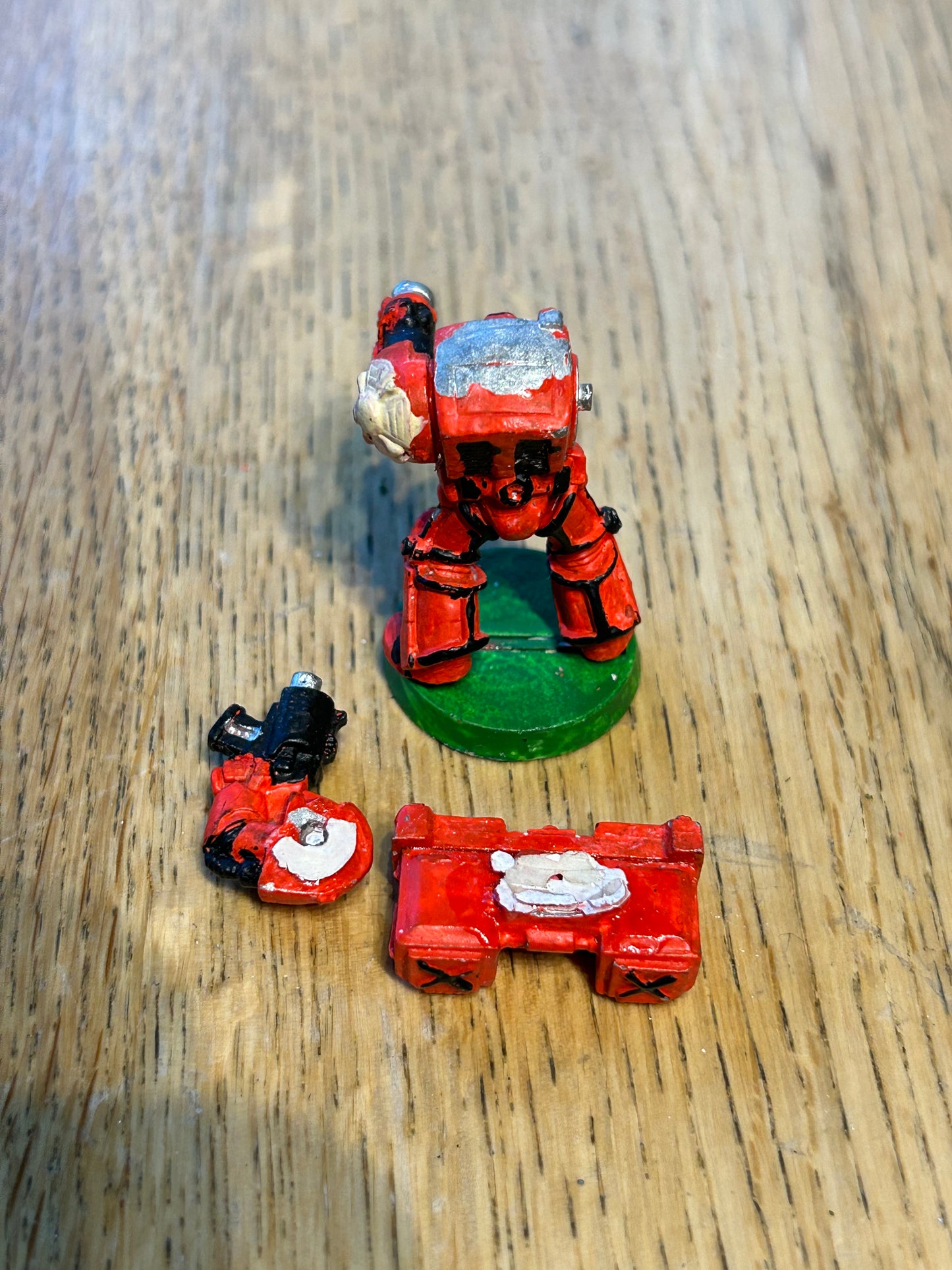 TERMINATOR WITH CYCLONE MISSILE LAUNCHER SPACE MARINES METAL WARHAMMER 40,000