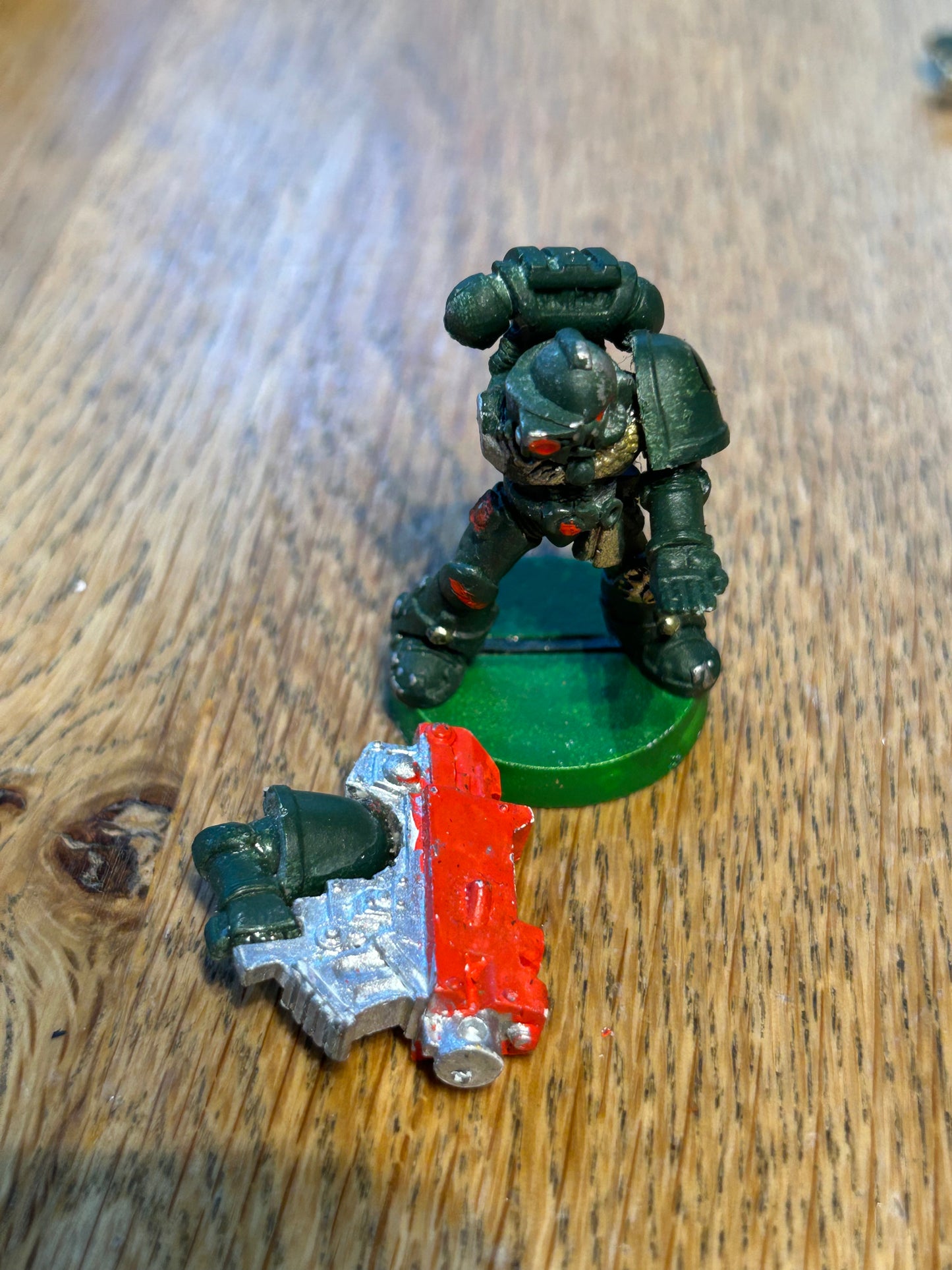 Warhammer 40k second edition space marine with heavy bolter