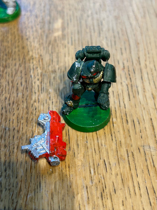 Warhammer 40k second edition space marine with heavy bolter