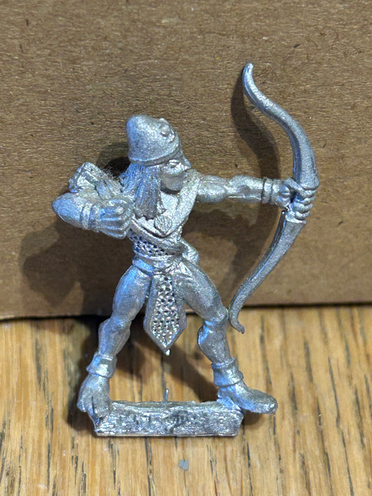 MM80 Wood Elf with bow Metal OOP 1989 Warhammer Fantasy Marauder  Elves