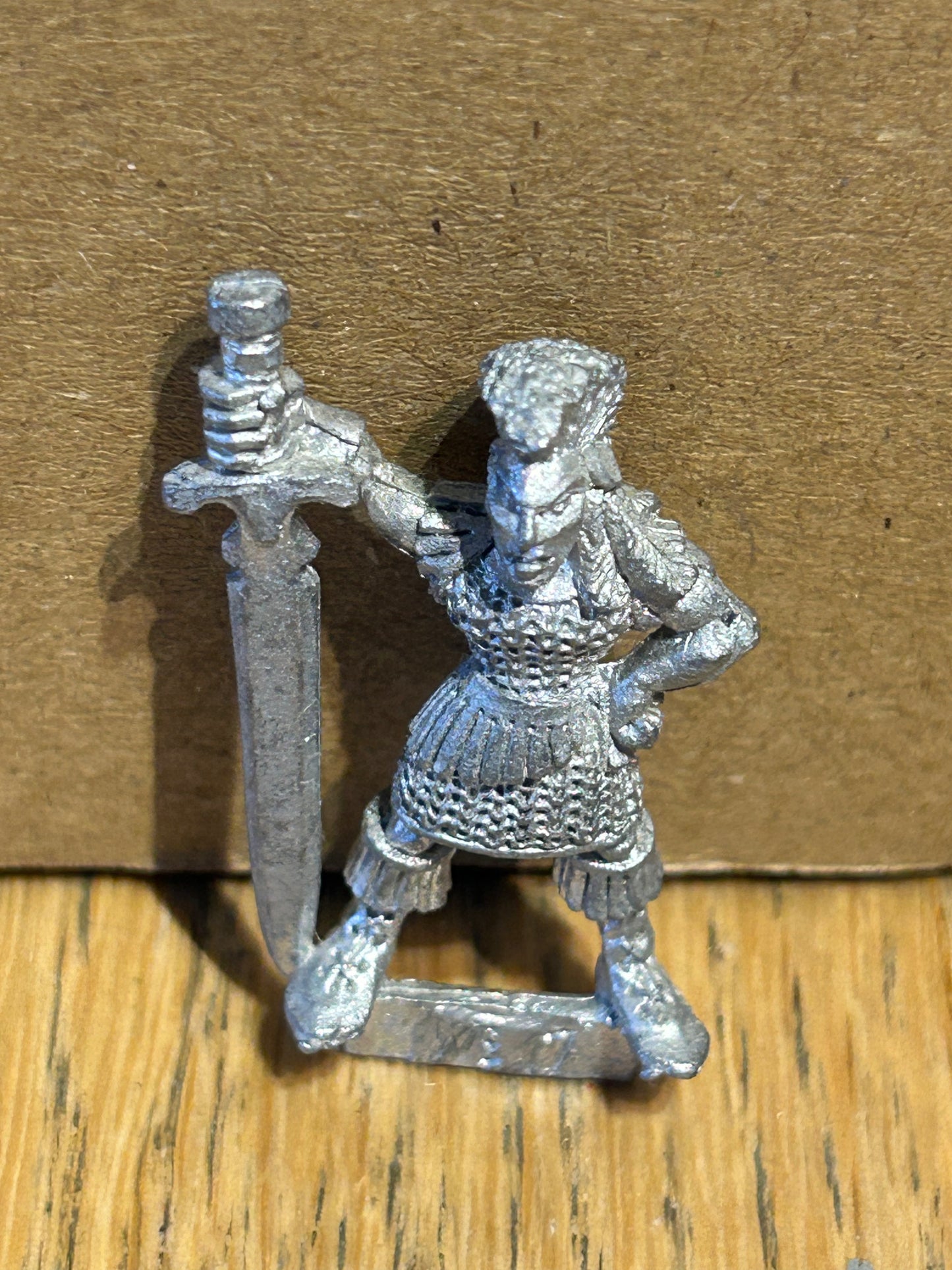 MM80 Wood Elf with double handed sword Metal OOP 1989 Warhammer Fantasy Marauder  Elves