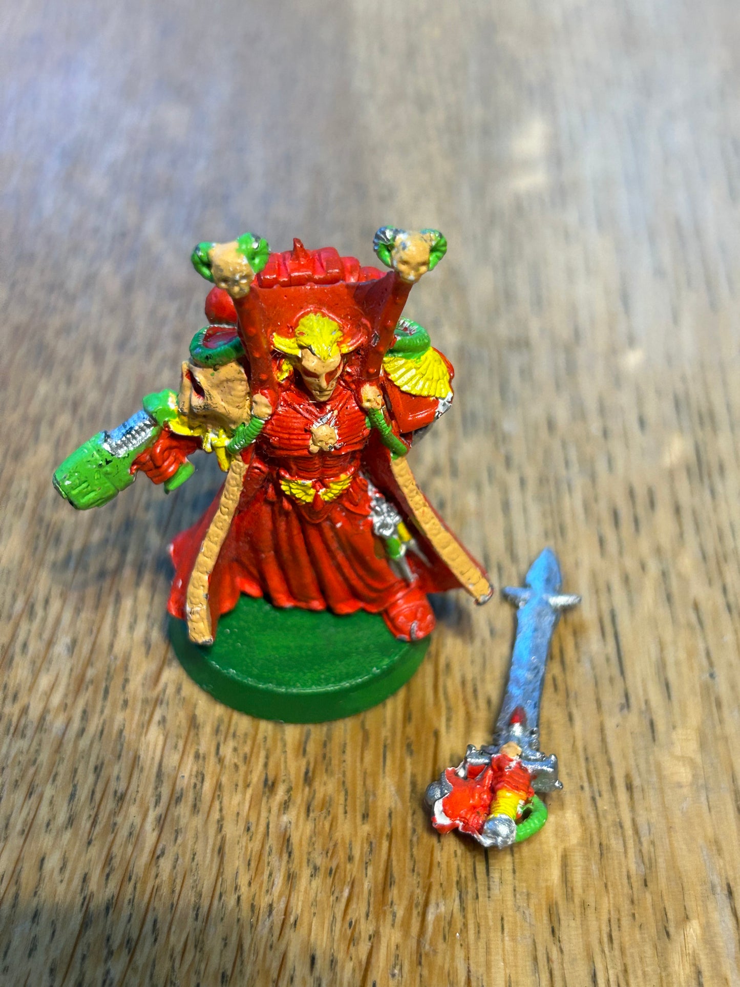 Warhammer 40k Blood Angels Chief Librarian Mephiston metal