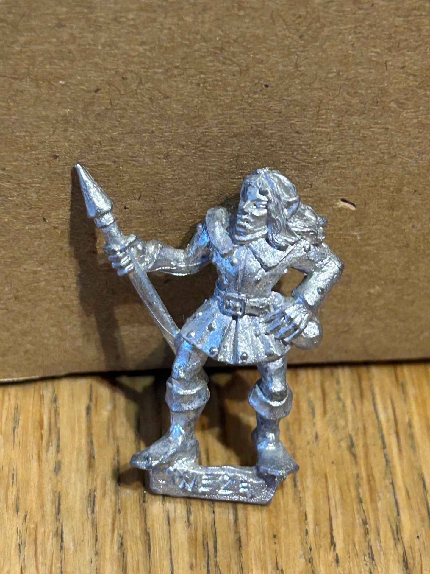 MM80 Wood Elf with javelin Metal OOP 1989 Warhammer Fantasy Marauder  Elves