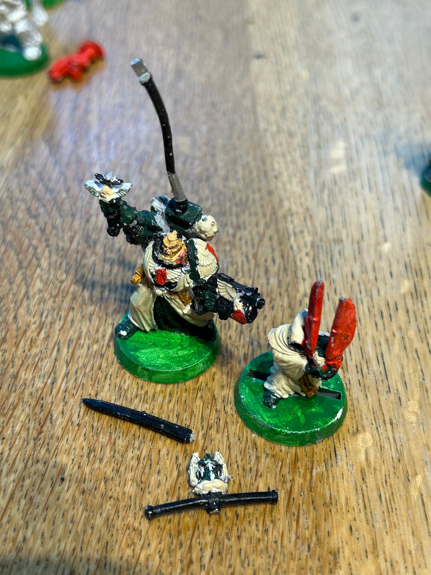 Warhammer 40k lord azrael etal and painted Oldhammer (sword needs fixing)