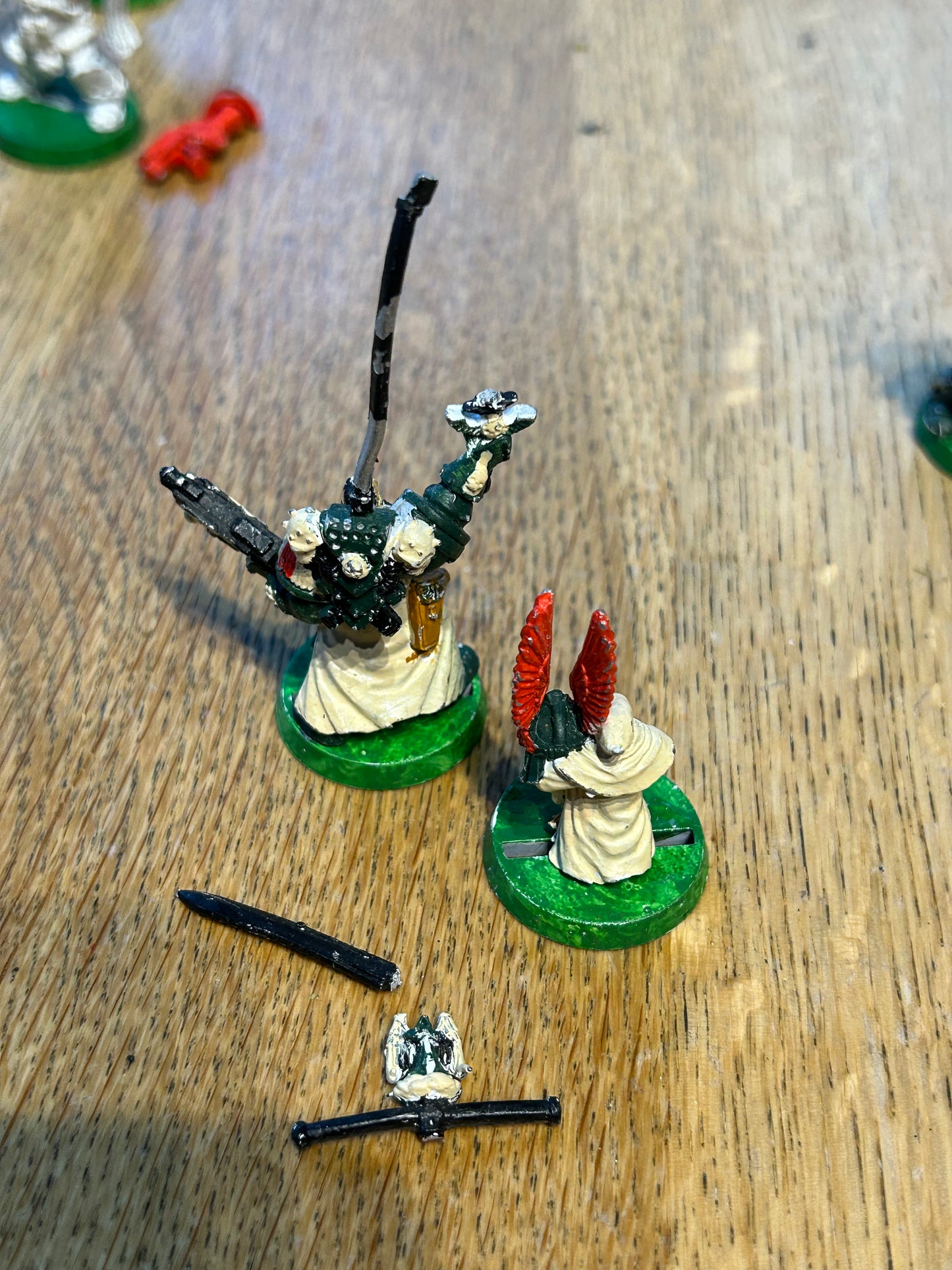 Warhammer 40k lord azrael etal and painted Oldhammer (sword needs fixing)