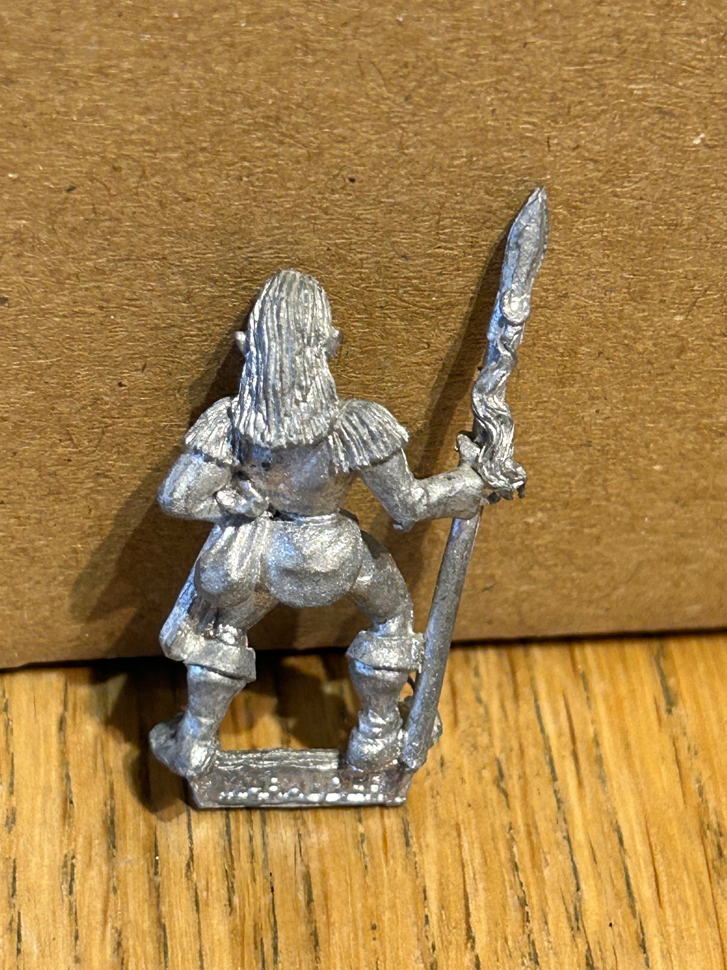 MM80 Wood Elf with spear Metal OOP 1989 Warhammer Fantasy Marauder  Elves