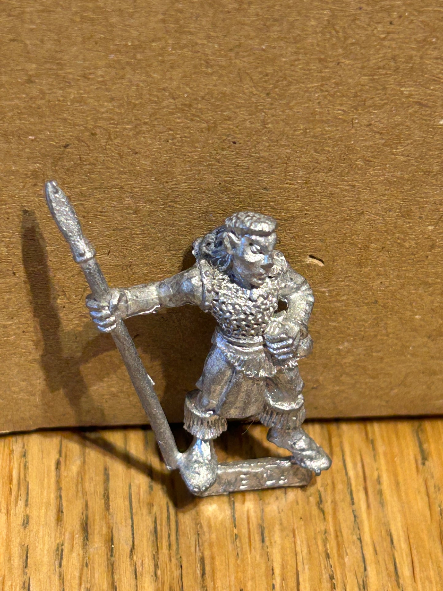 MM80 Wood Elf with spear Metal OOP 1989 Warhammer Fantasy Marauder  Elves
