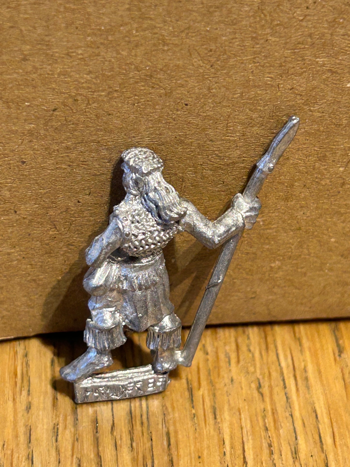 MM80 Wood Elf with spear Metal OOP 1989 Warhammer Fantasy Marauder  Elves