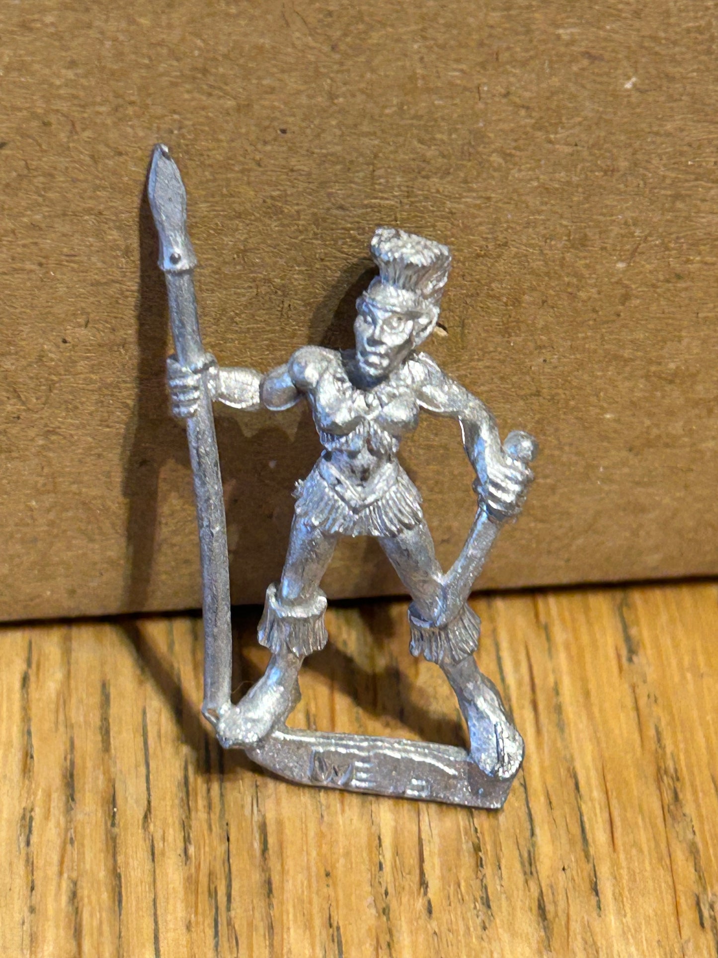 MM80 Wood Elf with spear Metal OOP 1989 Warhammer Fantasy Marauder  Elves