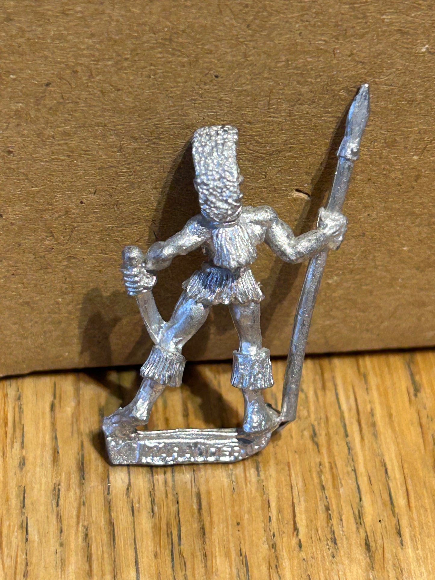 MM80 Wood Elf with spear Metal OOP 1989 Warhammer Fantasy Marauder  Elves