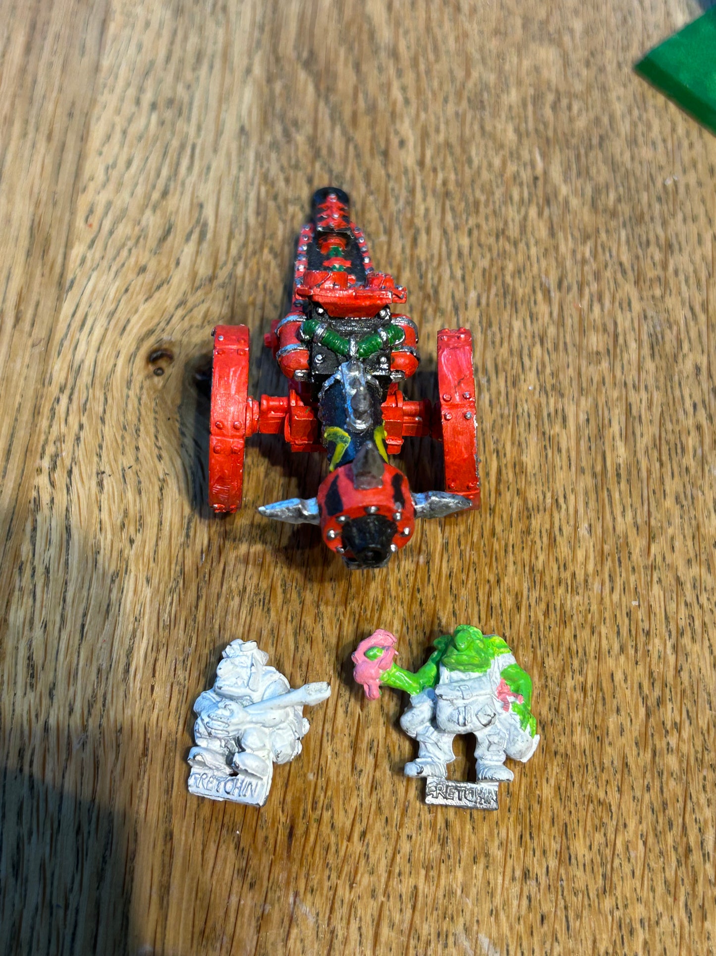 Warhammer 40K Ork Traktor Kannon & Crew  Tractor Cannon Big Gun Classic Metal