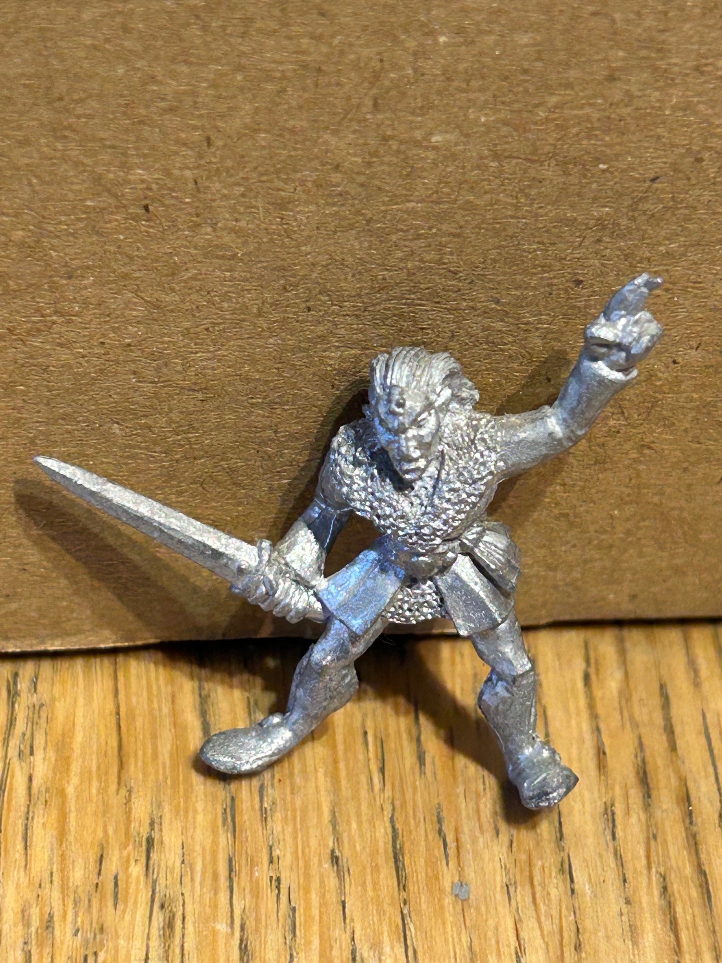 MM80 Wood Elf with sword Metal OOP 1989 Warhammer Fantasy Marauder  Elves (no tab)