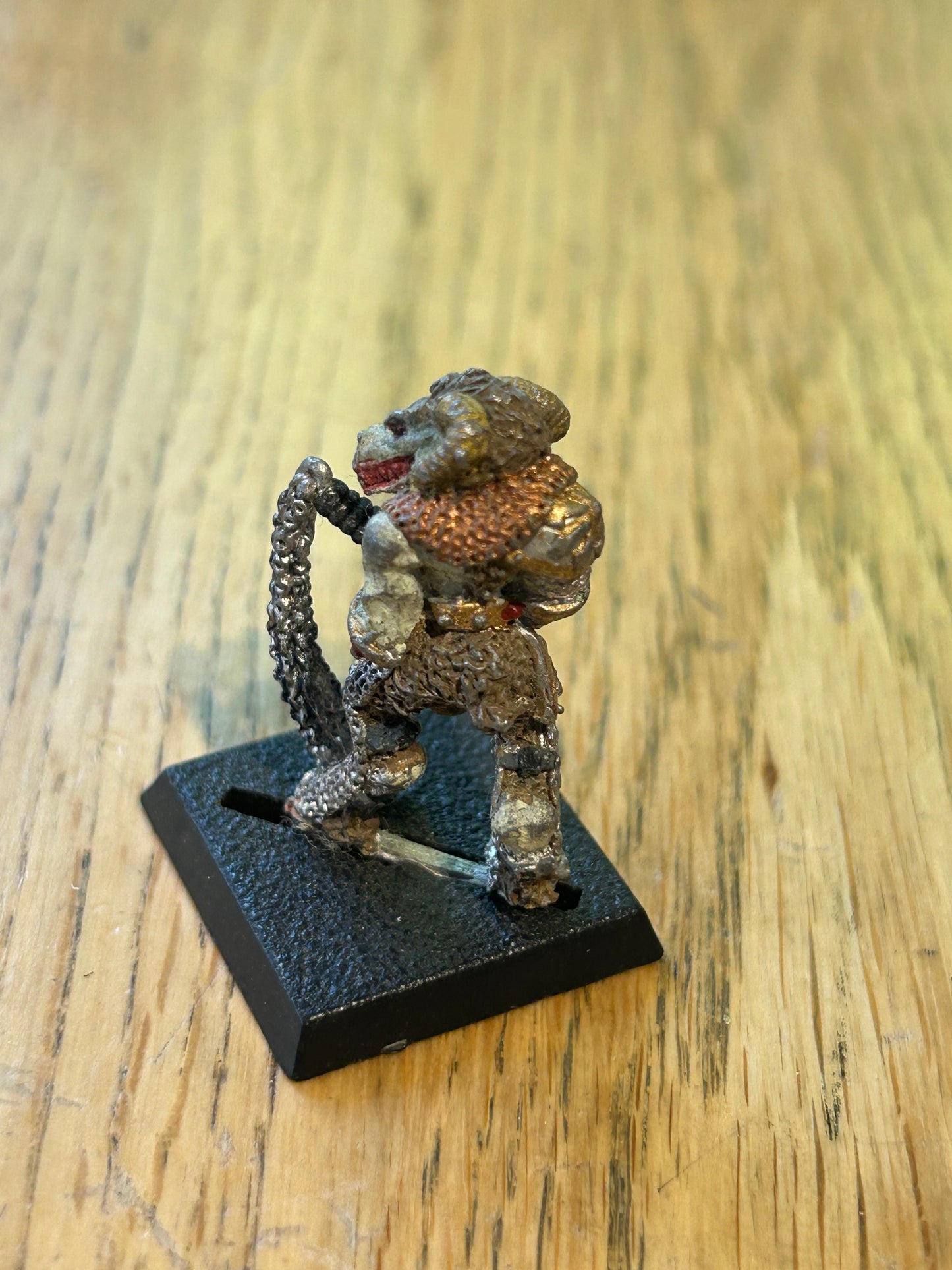 Beastman of Khorne Khorngor with flail 0220 Metal Citadel Realms of Chaos warhammer fantasy